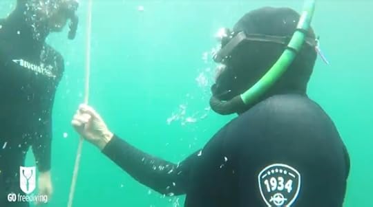 freediving in a quarry - go freediving - vobster8