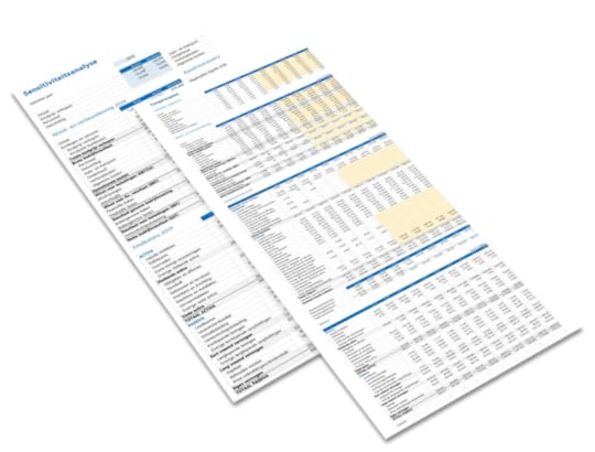 Financieel Plan in Excel voorbeeld