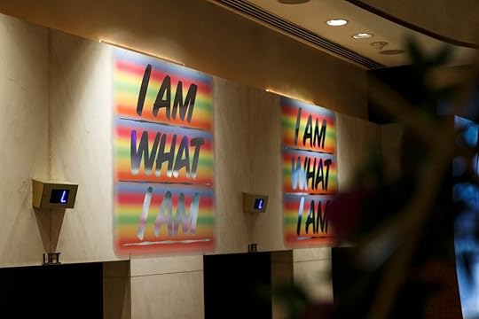 Pride sign in W Hotel