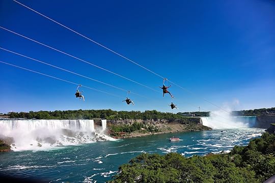Zip line in Niagara