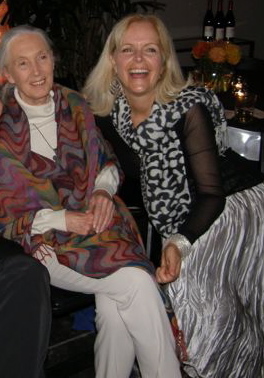 Lori Robinson with Jane Goodall