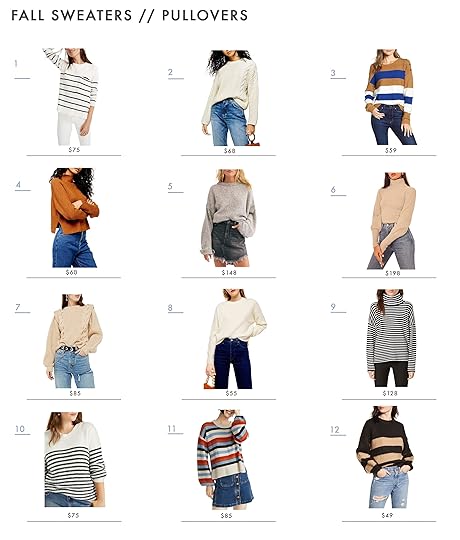 Emily Henderson Fall Sweaters Pullovers