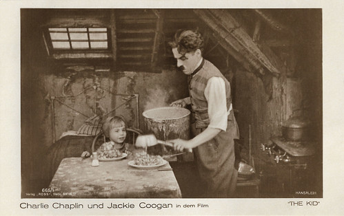 Charlie Chaplin and Jackie Coogan in The Kid (1921)