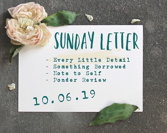 Sunday Letter