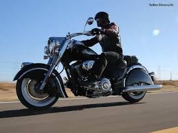 sexy man on an indian chief motorcycle