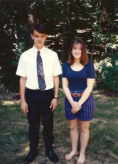 Sam and I as teenagers.