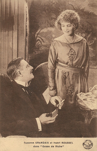 Suzanne Grandais and Henry Roussel in Gosse de Riche (1920)