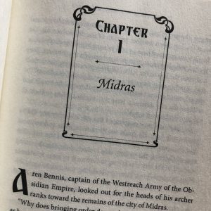 Sword of Midras chapter headers