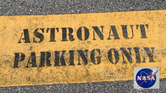 NASA parking sign astronaut parking only career