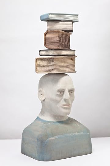 RobertAdams_Thinker Book Sculpture