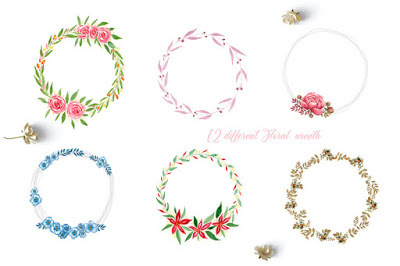 Wreath image 3 from the Hungry Jpeg Freebie of the week