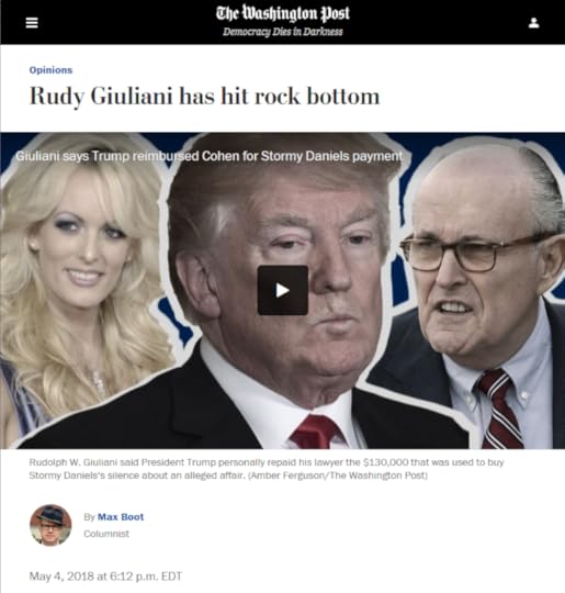 WaPo: Rudy Giuliani Has Hit Rock Bottom