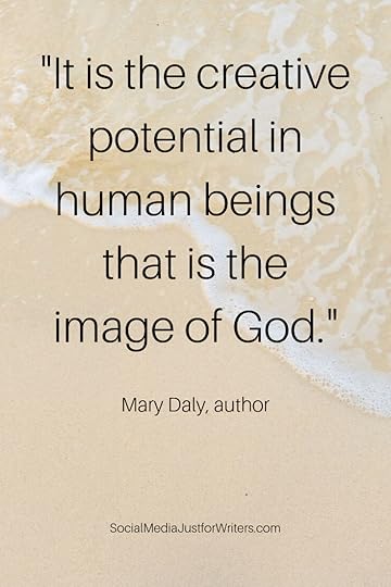 It is the creative potential in human beings that is the image of God.