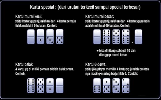 Kombinasi kartu jackpot istimewa judi domino