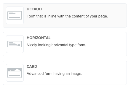 MailerLite design options