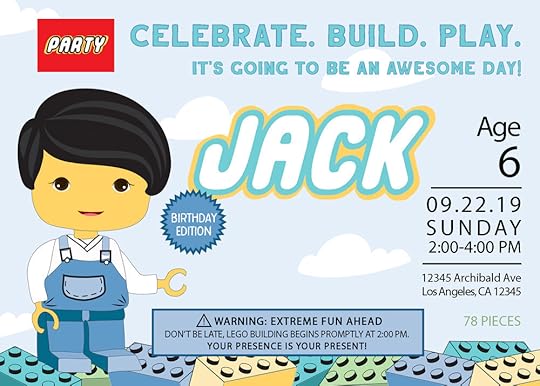 Lego invitation
