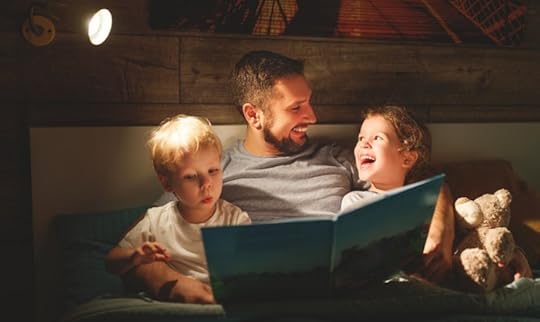 Dad Reading to His Kids: Being Gentle Gets Your Wife in the Mood, too!