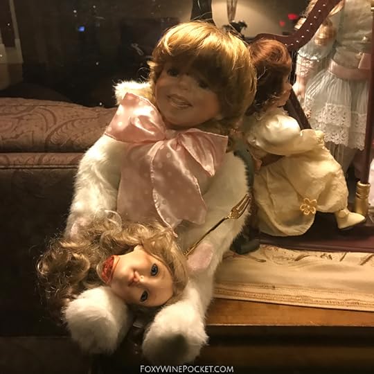 creepy fucking doll who beheads and kills other dolls