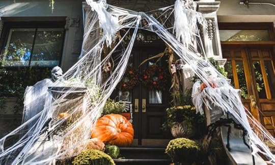 Image result for rooftop bar halloween decorations