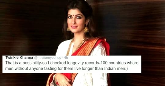 Image result for twinkle khanna karwa chauth tweet