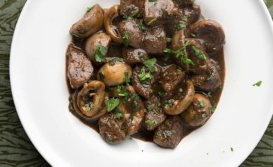 Deviled venison kidneys