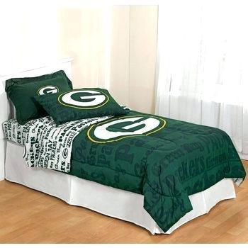green bay packers twin bed set anthem in a bag at the impressive packer bedding home improvement cast karen pack