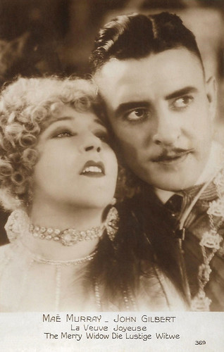 Mae Murray and John Gilbert in The Merry Widow