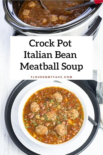 Crock Pot Italian Bean Meatball Soup recipe