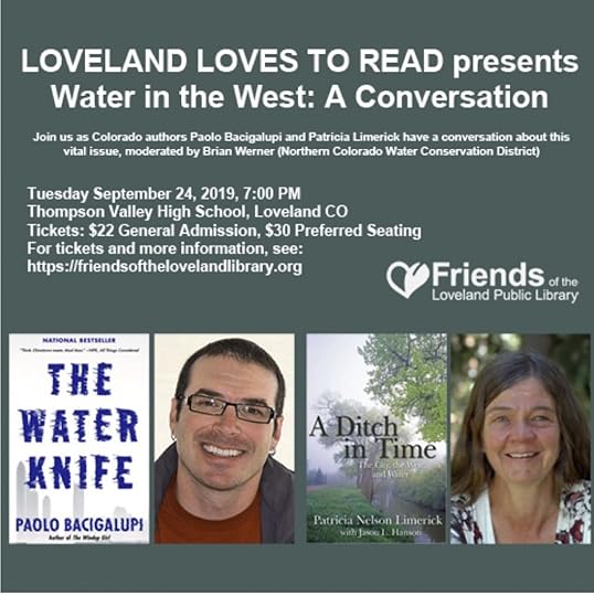 Loveland Loves to Read - Paolo Bacigalupi and Patricia Limerick, Water In the West