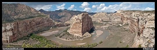 Steamboat Rock panorama, Dinosaur National Monument, Colorado
