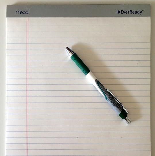 I always have journaled on basic white paper with blue lines.