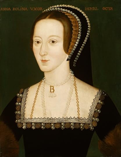 Anne Boleyn, by Unknown English Artist, oil on panel, late 16th century, based on a work of circa 1533-1536