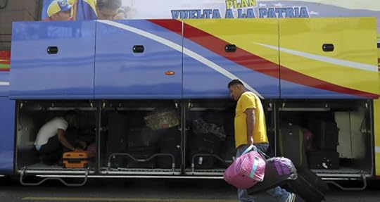 Un migrante venezolano en Santo Domingo, la República Dominicana
