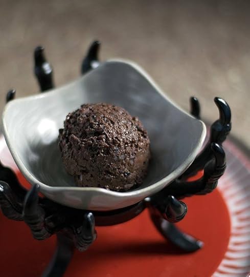Vegan Halloween Dessert: Gruesome Forbidden Rice Mousse