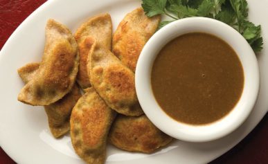 Venison pierogis
