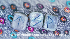 The Weekly Rune, cast for 20 October 2019 on Intentional Insights- by S. Kelley Harrell, Soul Intent Arts #theweeklyrune