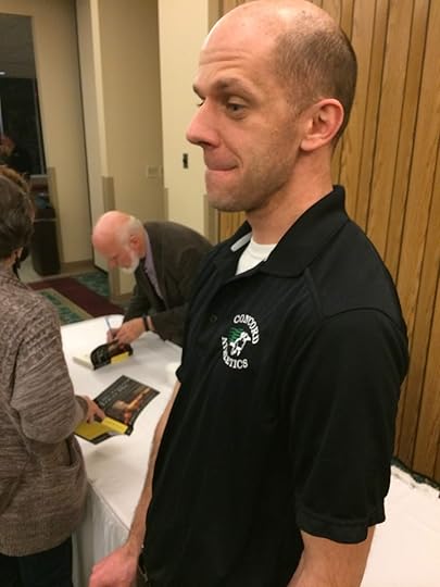 sneaking a picture of James Loewen