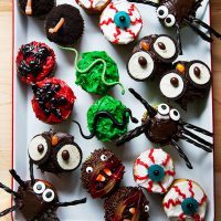 7 easy halloween cupcakes