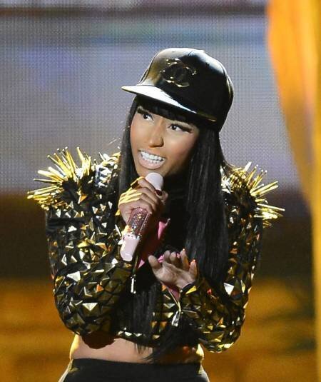 Nicki Minaj at the 2013 Billboard Music Awards in Frankie Morello