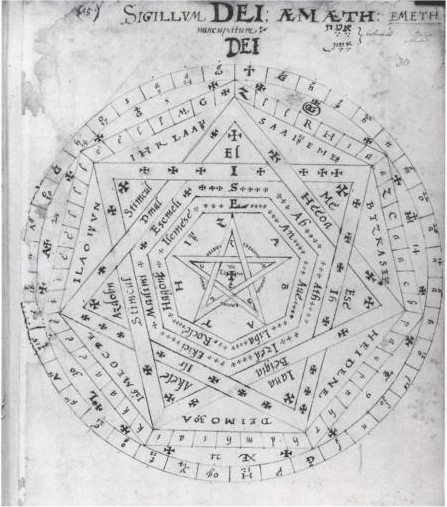 Seal from a manuscript by John Dee (sourced from Wikipedia Commons)