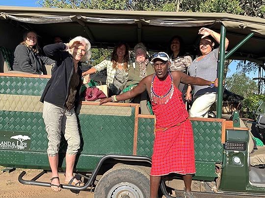 On safari in the Masai Mara with Lori Robinson from Saving Wild