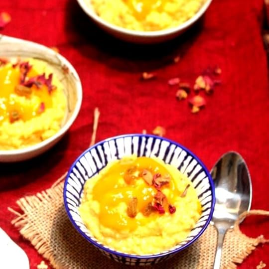 Mango Coconut Rice Pudding 