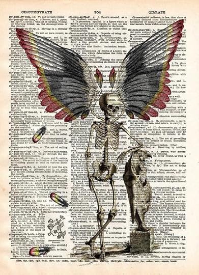 Skeleton Book Art