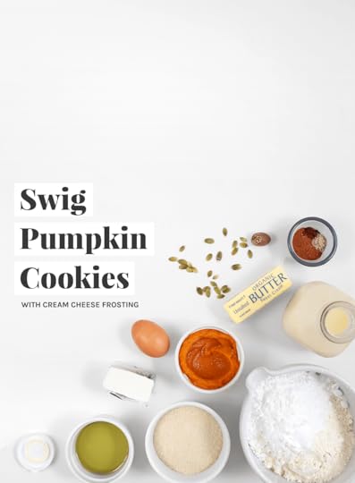 Swig Pumpkin Cookies with cream cheese frosting from The Faux Martha