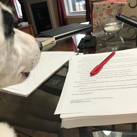 Riley providing feedback