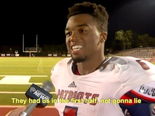 They had us in the first half, not gonna lie