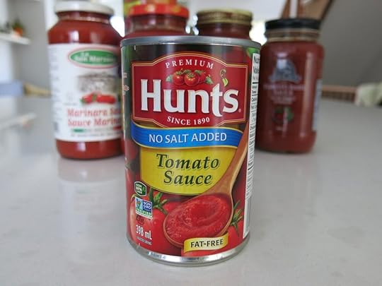 Ingredients: Tomato puree (water tomato paste), water, onion powder, citric acid, garlic powder, spice