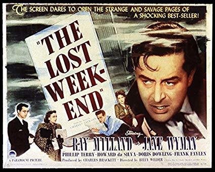 Image result for the lost weekend poster