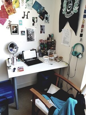 Where the magic happens. God that chair is so old.