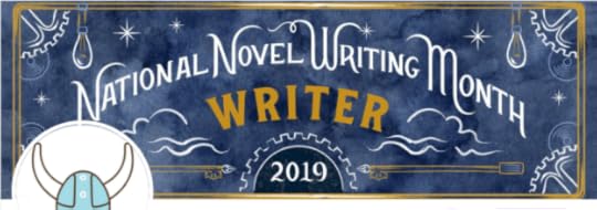 National Novel Writing Month Writer banner<br />
